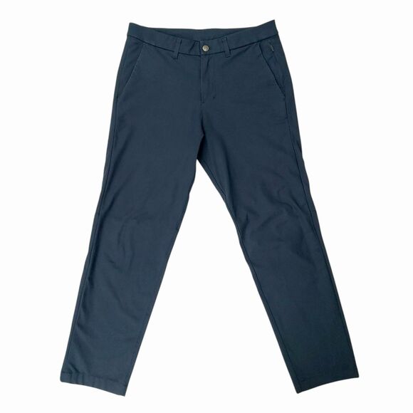 Lululemon Pant Mens 31x 27 Navy ABC Classic Slim Fit Performance Activewear - Picture 1 of 12